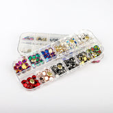 120 PCS Mixed Colors Magic Mirror Shape Glass Fancy Rhinestones For Nail Art HZ1204 WholesaleRhinestone